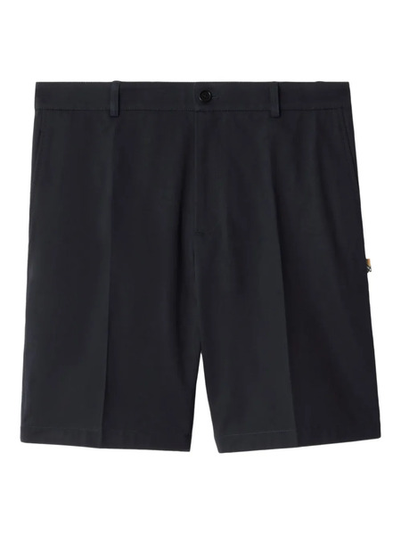  Burberry Bermudas De Algodón - Azul 