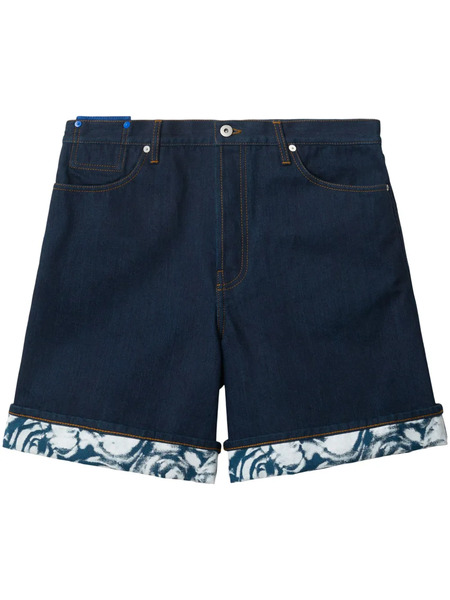  Burberry Bermudas Vaqueras Heavyweight - Azul 