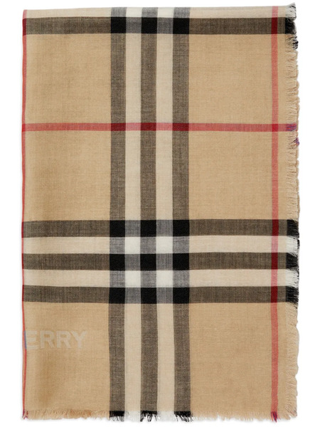  Burberry Bufanda Check Reversible - Neutro 