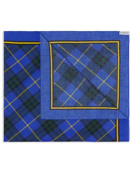  Burberry Bufanda De Cuadros - Azul 