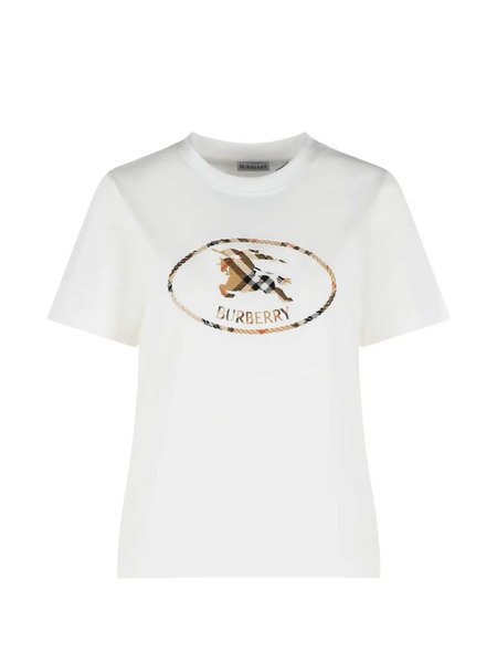  Burberry Camiseta Estampada De Manga Corta - Blanco 