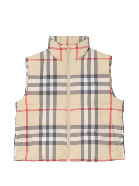  Burberry Check Puffer Gilet - Neutro 