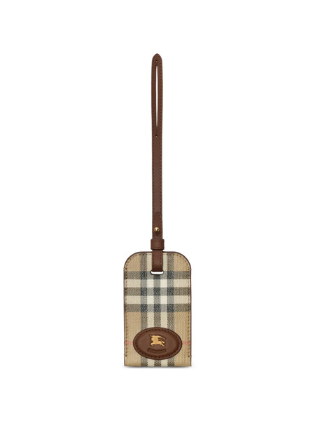  Burberry Etiqueta De Equipaje Con Motivo Check - Neutro 