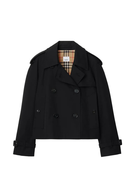  Burberry Gabardina Mayfair Corta - Negro 