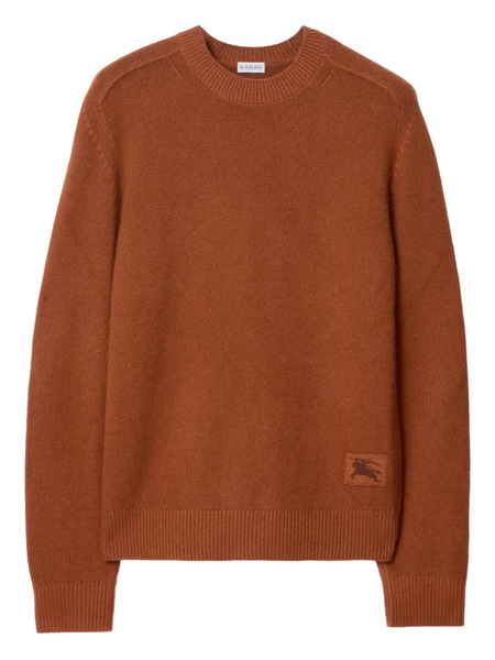  Burberry Jersey Con Coderas Equestrian Knight - Marrón 
