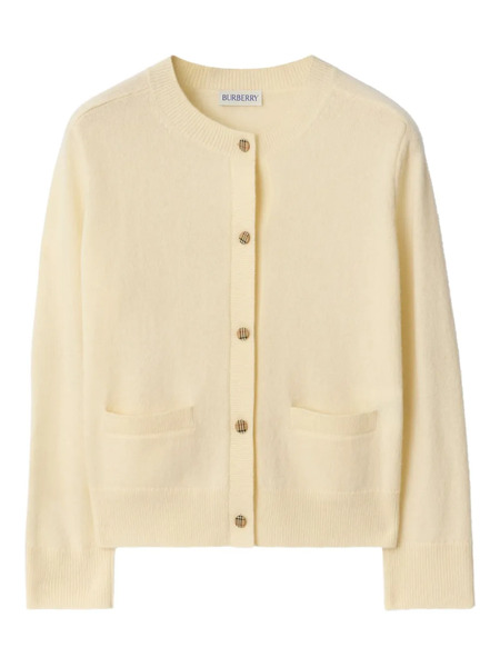  Burberry Kids Cárdigan Con Coderas Con Motivo De Corazón - Neutro 