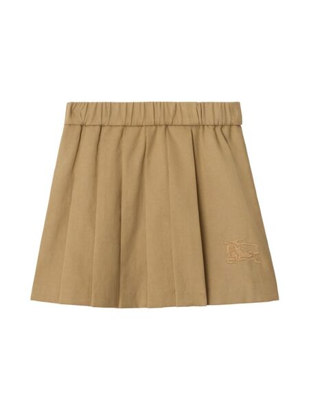  Burberry Kids Falda Plisada Con Motivo Bordado - Neutro 