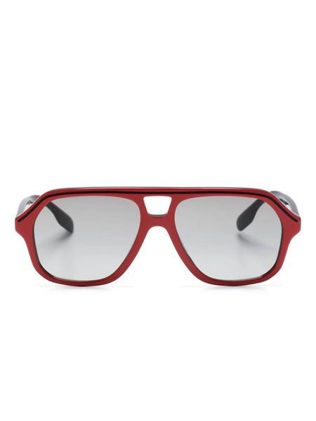  Burberry Kids Gafas De Sol Con Logo Grabado - Negro 