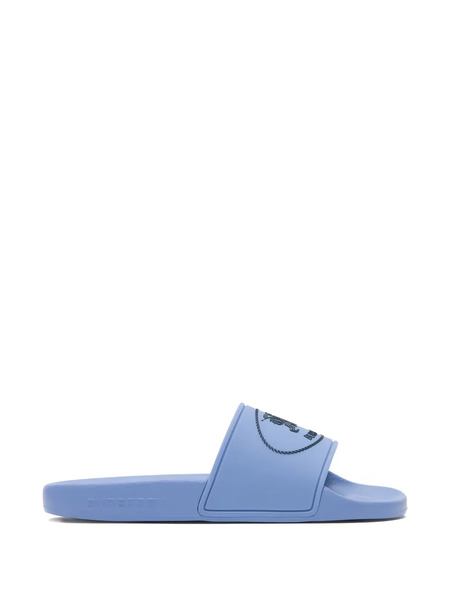  Burberry Kids Sandalias Knight Stamp - Azul 