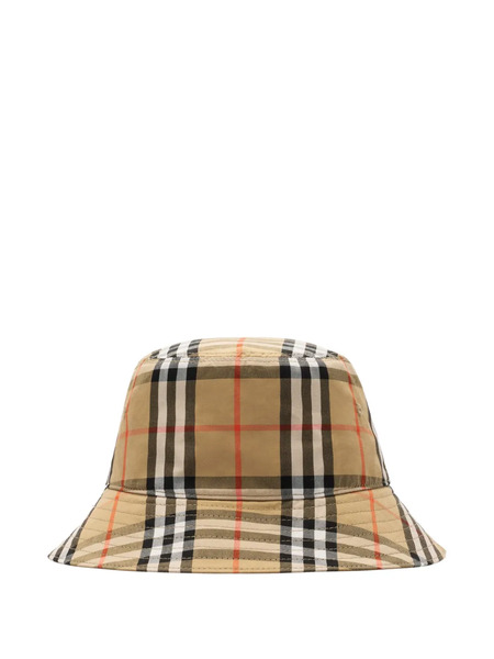  Burberry Kids Sombrero De Pescador De Algodón A Cuadros - Neutro 