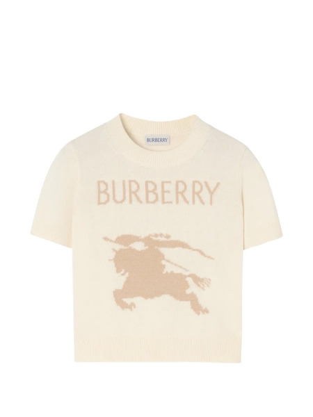  Burberry Kids Top Knight - Blanco 