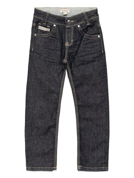  Burberry Kids Vaqueros Rectos - Azul 