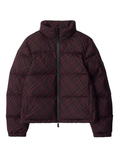  Burberry Plumífero Check - Rojo 