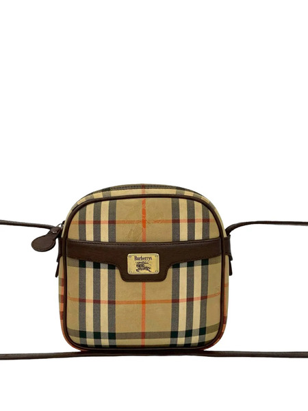  Burberry Pre-owned Bandolera Haymarket Check Canvas 20th Century - Neutro 