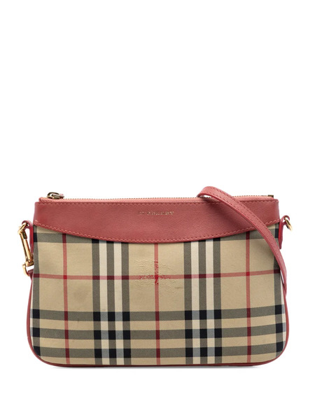  Burberry Pre-owned Bandolera Peyton De Lona Haymarket Check 2023-2026 - Neutro 