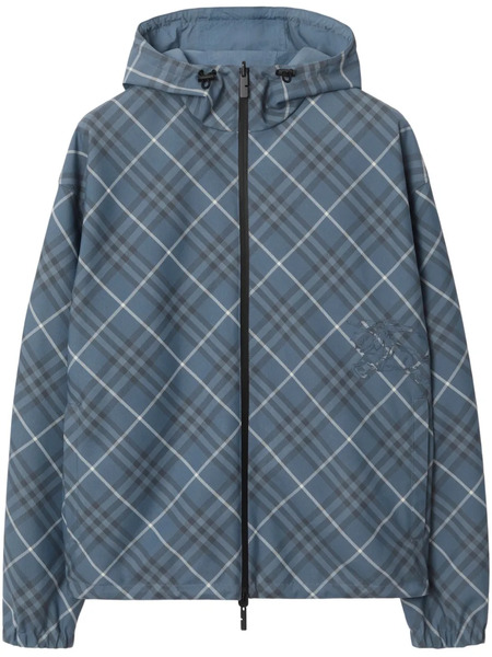  Burberry Sudadera Reversible Con Capucha - Azul 