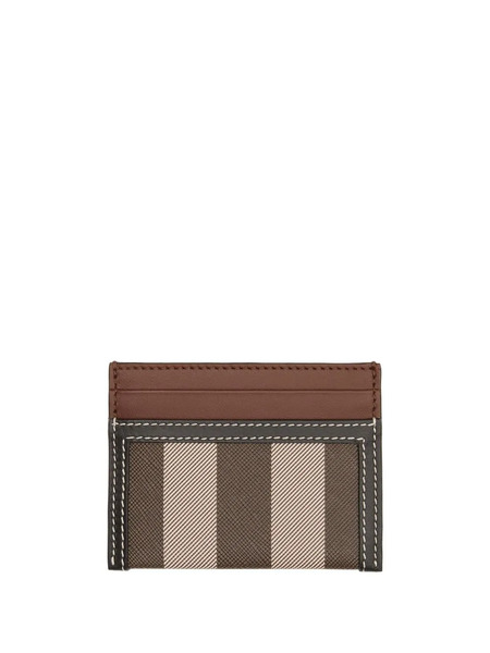  Burberry Tarjetero Check - Marrón 