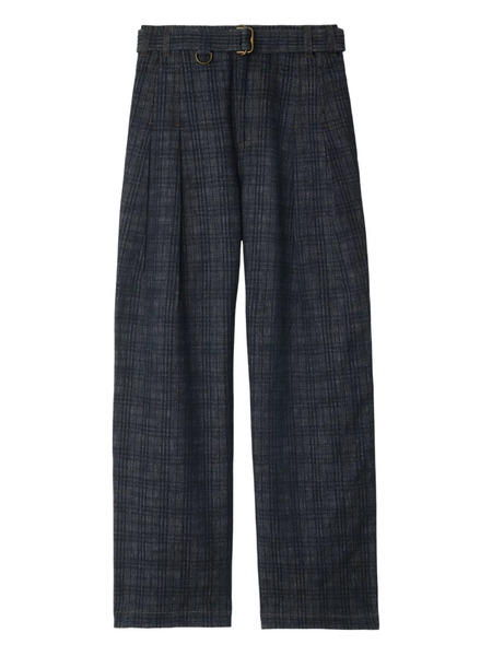  Burberry Vaqueros A Cuadros - Azul 