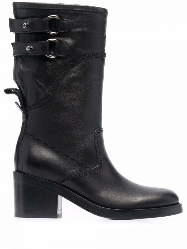  Buttero Botas Con Hebilla - Negro 