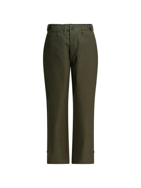  Buzz Ricksons Pantalones M-43 Con Botones - Verde 