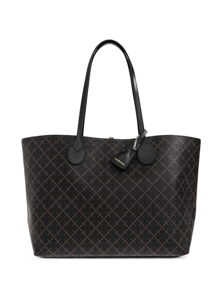  By Malene Birger Bolso Shopper Abigail Con Motivo Gráfico - Negro 