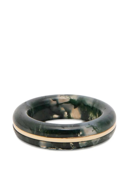 By Pariah Anillo Con ágata - Verde 