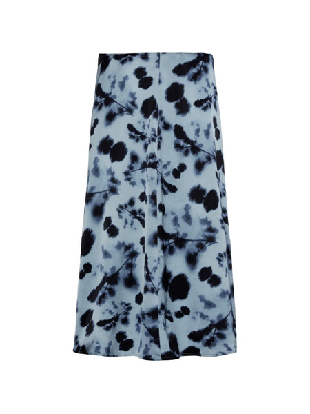  Calvin Klein Falda Midi Estampada - Azul 
