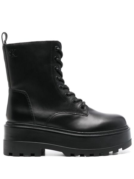  Calvin Klein Jeans Botas Con Plataforma - Negro 