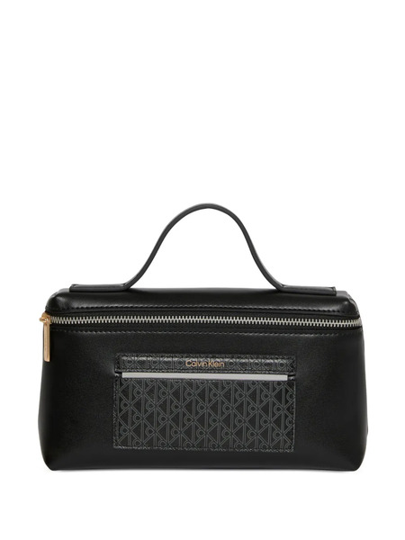  Calvin Klein Neceser Con Monograma - Negro 