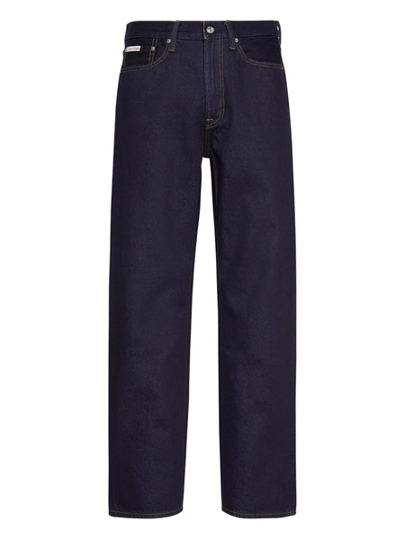  Calvin Klein Vaqueros Con Parche Del Logo - Azul 