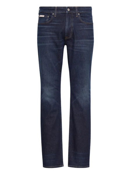  Calvin Klein Vaqueros Con Parche Del Logo - Azul 