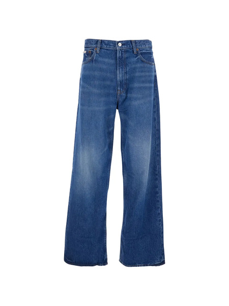  Calvin Klein Vaqueros Con Parche Del Logo - Azul 