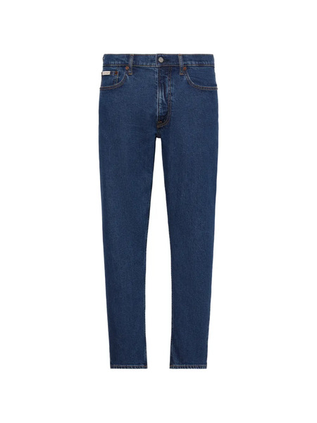  Calvin Klein Vaqueros Con Parche Del Logo - Azul 