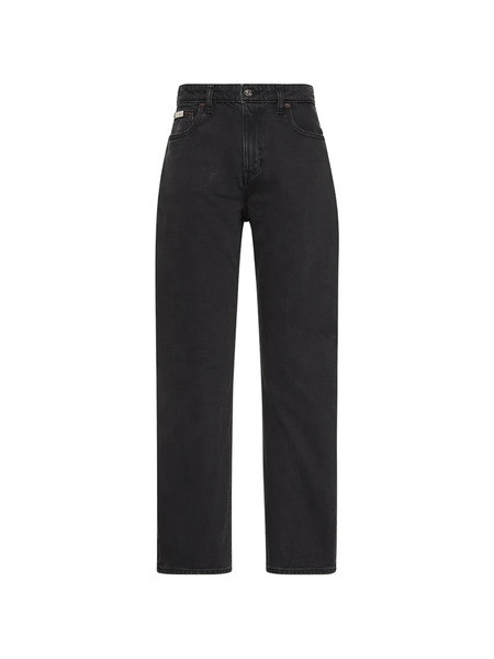  Calvin Klein Vaqueros Con Parche Del Logo - Negro 