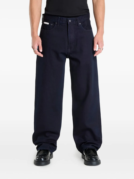  Calvin Klein Vaqueros Merlot Estilo Baggy - Azul 