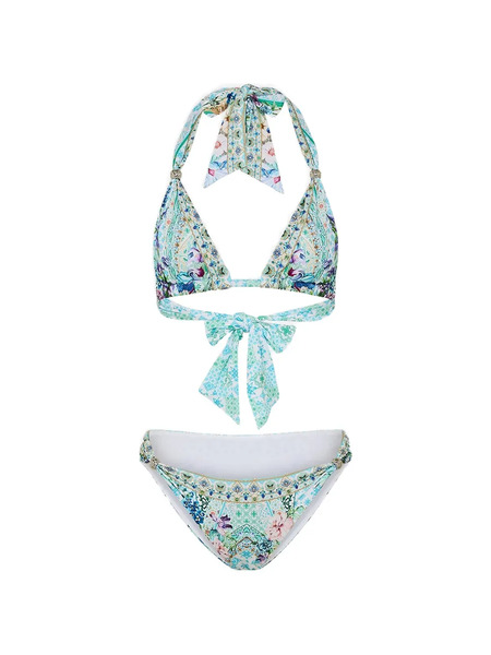  Camilla Bikini Con Lazo - Azul 