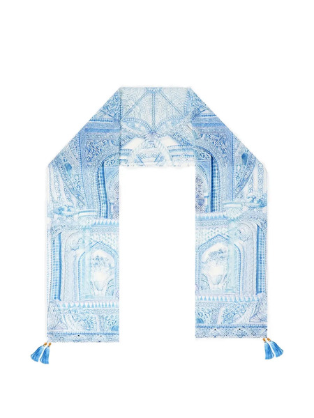  Camilla Bufanda The Hum Of The Alhambra Con Borla - Azul 