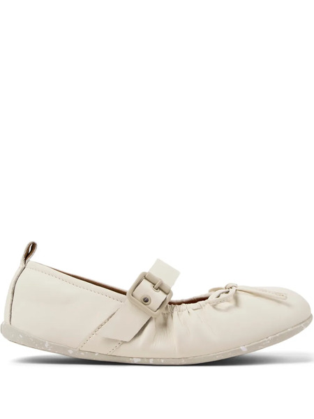  Camper Bailarinas Wabi Con Hebilla - Blanco 