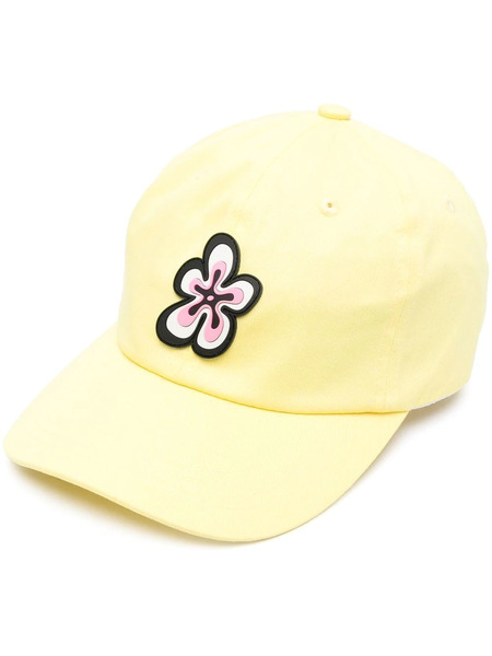  Camper Gorra Con Parche Floral - Amarillo 