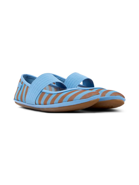  Camper Kids Bailarinas Right A Rayas - Azul 
