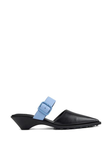 Camper Mules Anita Con Hebillas - Negro 