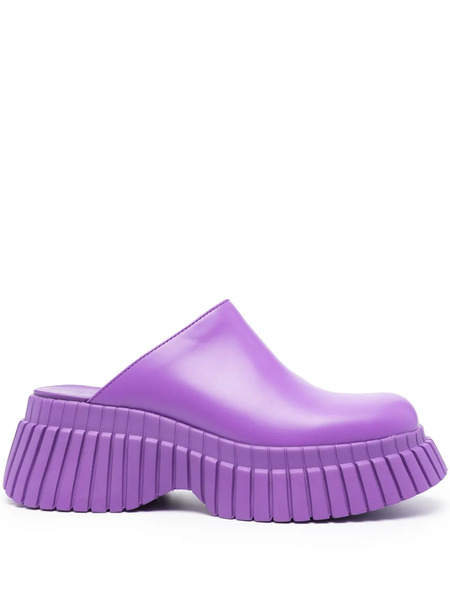  Camper Mules Bcn Con Plataforma De 60mm - Morado 