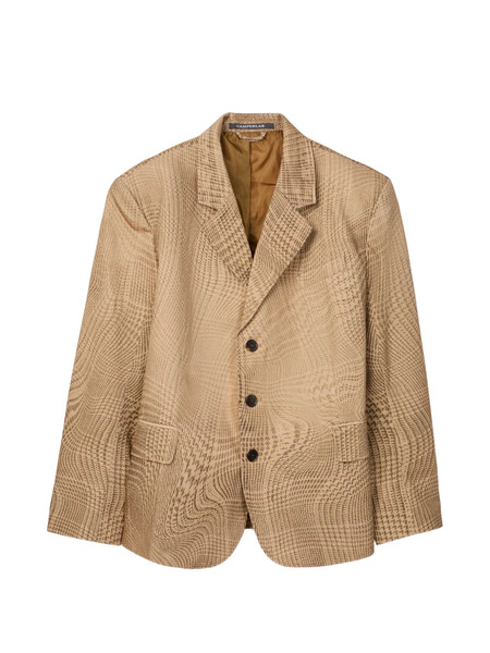  Camperlab Blazer A Cuadros Con Botones - Marrón 