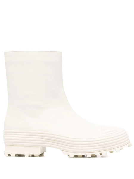  Camperlab Botines Con Suela Dentada - Blanco 
