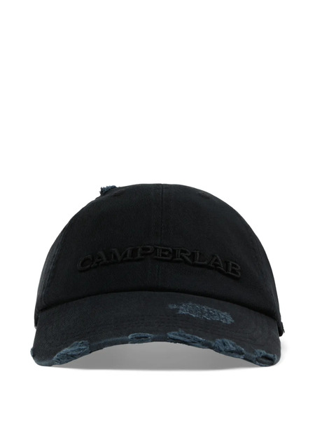  Camperlab Gorra Con Logo Y Efecto Envejecido - Negro 