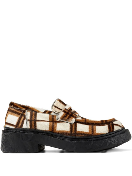  Camperlab Mocasines Vamonos A Cuadros - Blanco 
