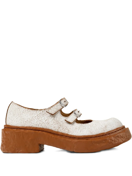  Camperlab Mocasines Vamonos Con Doble Hebilla - Blanco 