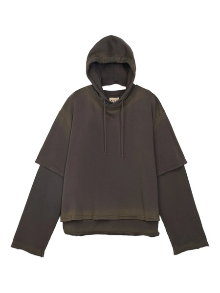  Camperlab Sudadera Con Capucha Y Doble Capa - Negro 