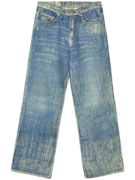  Camperlab Vaqueros Rectos Con Efecto Envejecido - Azul 