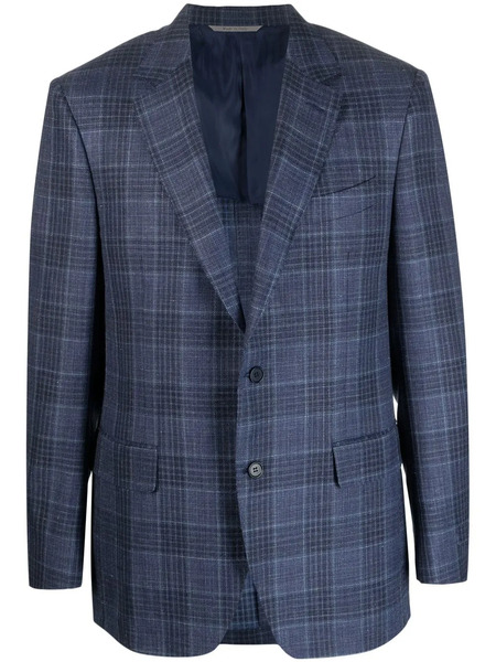  Canali Blazer A Cuadros - Azul 